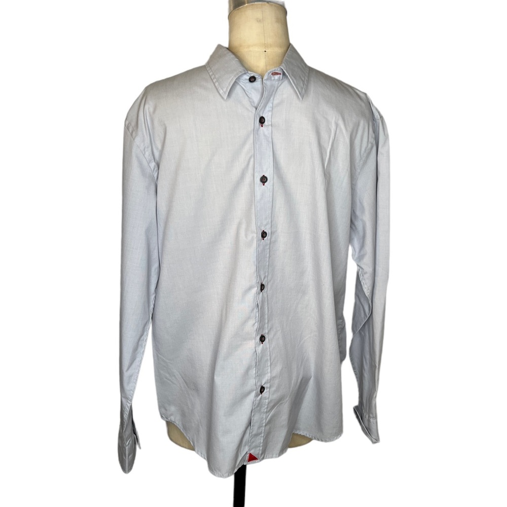 UnTuckit light blue long sleeve button down